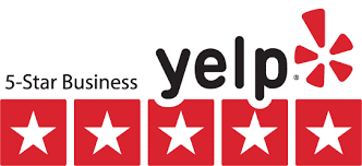 Yelp logo, a website Vortex ATV uses to promote Vortex ATV Rental