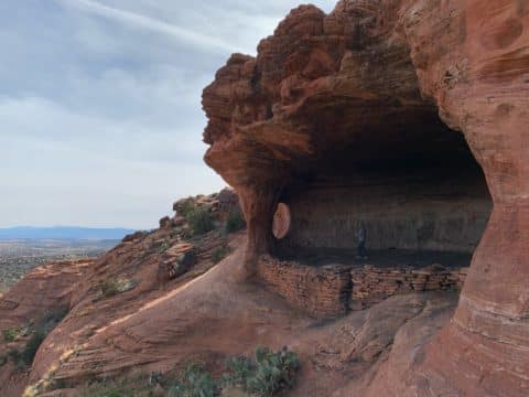 View looking into Shamans Cave trail