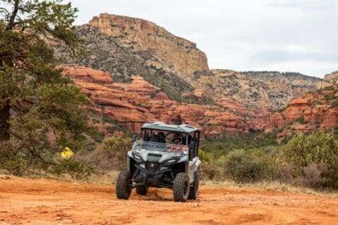 4-Seater ATV driving on OHV Trail in Sedona, Arizona