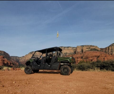 6-seater ATV rental in Secret wilderness of Sedona Arizona